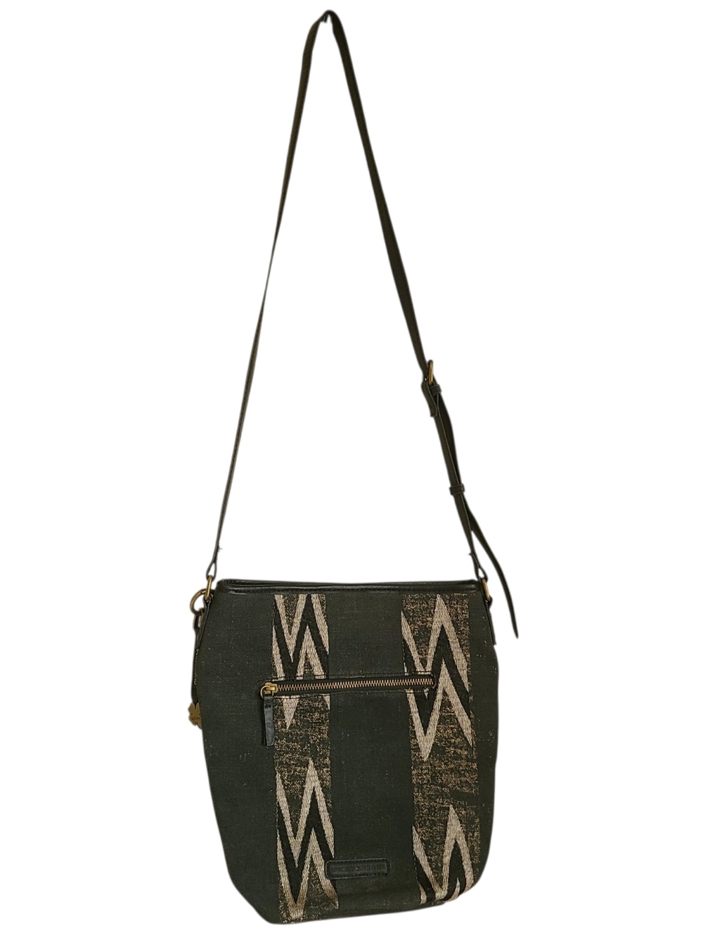 lucky brand aztec print canvas crossbody purse